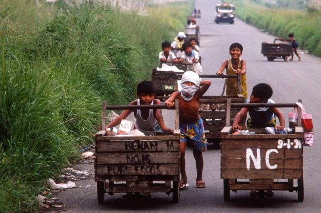 Bringing Home the Spoils from a Manila Rubbish Dump 1990 